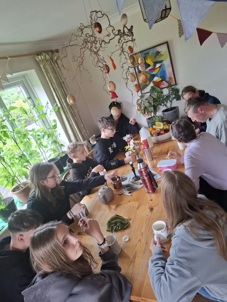 Společný teabreak v homefieldu